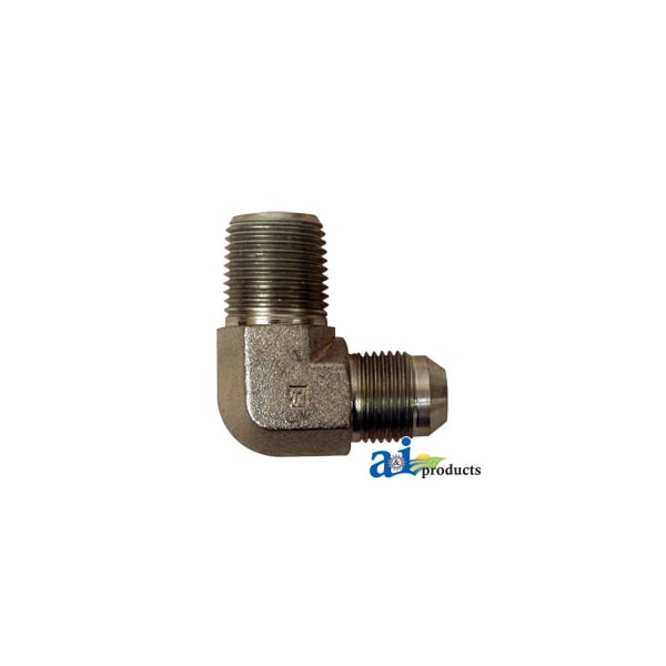Male JIC 90 Degree X Male NPT Adapter, 2 pack 3.75 x4 x2